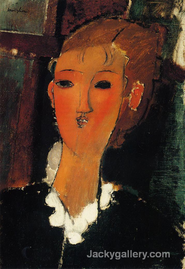 Young Woman with a Small Ruff by Amedeo Modigliani paintings reproduction